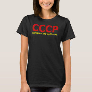 Cccp Sovjet-Unie Unie van Socialistische Sovjetrep T-shirt