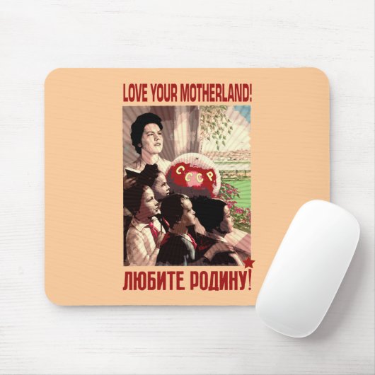 CCCP SSSR MOTHERLAND MUISMAT (Met muis)