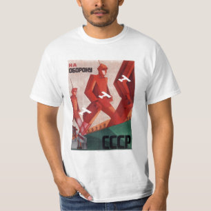 CCCP URSS propaganda T-shirt mannen