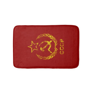 CCCP USSR Communist Gebruikte Bath Mats Badmat