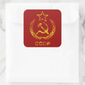 CCCP USSR Communistische Gebruikte Stickers (Tas)