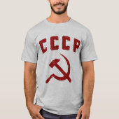 cccp - ussr - hamer en sikkel t-shirt (Voorkant)