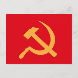 cccp ussr hammer en sikkel briefkaart