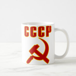 cccp ussr hammer en sikkel koffiemok