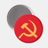 cccp ussr hammer en sikkel magneet (Voorkant / Achterkant)