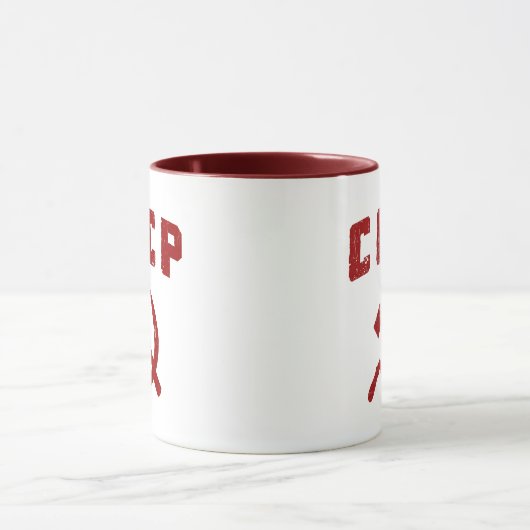 cccp  ussr hammer en sikkel mok (Midden)