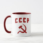 cccp ussr hammer en sikkel mok (Links)