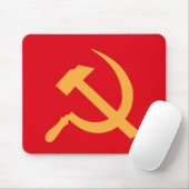 cccp ussr hammer en sikkel muismat (Met muis)