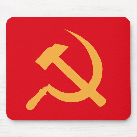 cccp ussr hammer en sikkel muismat (Voorkant)