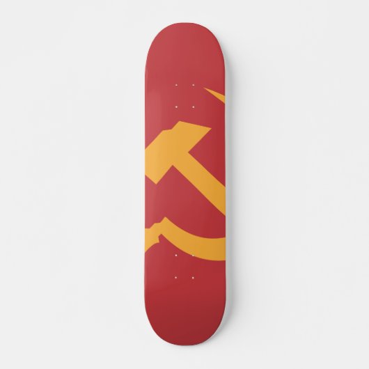 cccp ussr hammer en sikkel persoonlijk skateboard (Voorkant)