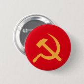 cccp ussr hammer en sikkel ronde button 5,7 cm (Voorkant /achterkant)