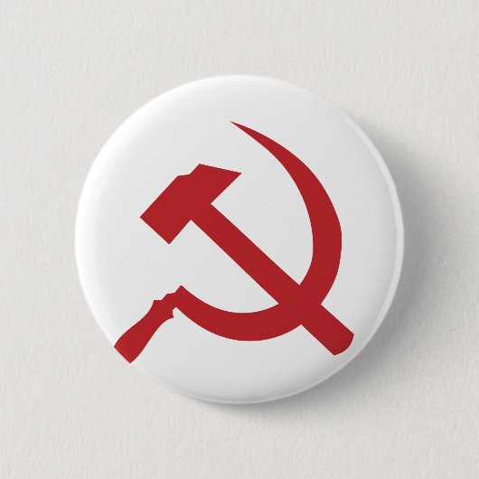 cccp ussr hammer en sikkel ronde button 5,7 cm (Voorkant)