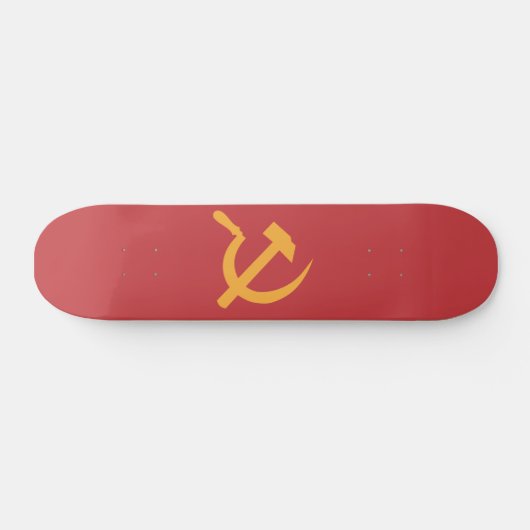 cccp ussr hammer en sikkel skateboard (Horizontaal)