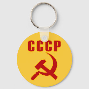 cccp ussr hammer en sikkel sleutelhanger