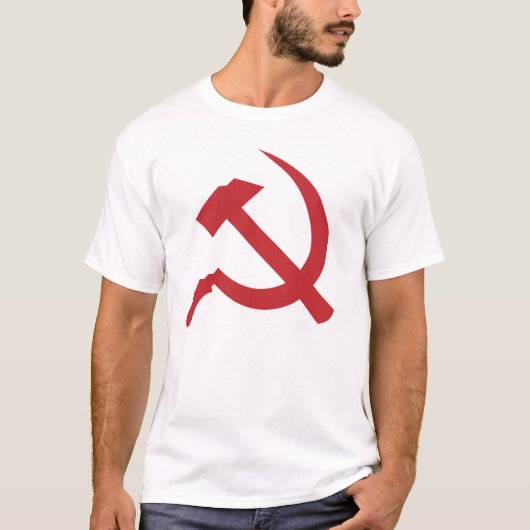 cccp ussr hammer en sikkel t-shirt (Voorkant)