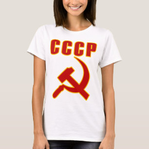 cccp ussr hammer en sikkel t-shirt