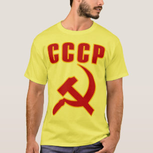 cccp ussr hammer en sikkel t-shirt