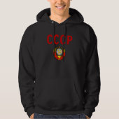CCCP USSR Sovjet-Unie met het staatsembleem. Hoodie (Voorkant)