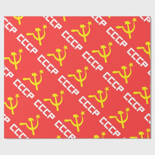 CCCP-verlooppapier Cadeaupapier (Vlak)