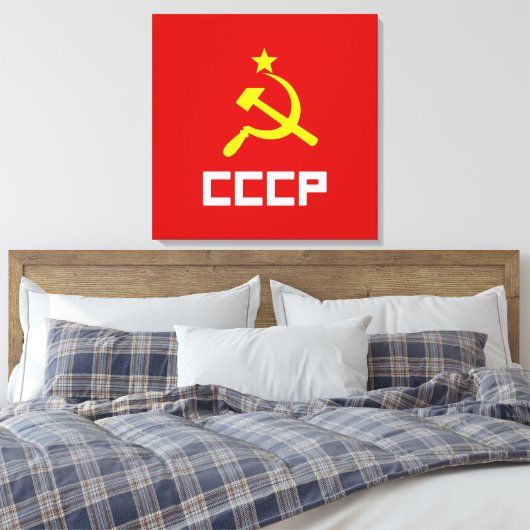CCCP Verpakt Canvas (Insitu (Slaapkamer))