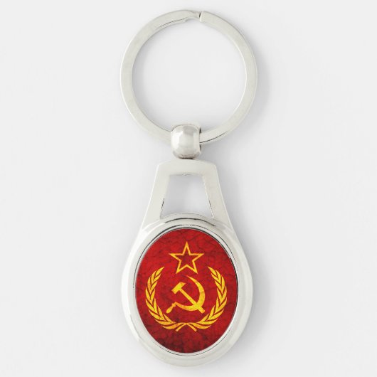 CCCP-vlag Sleutelhanger (Voorkant)
