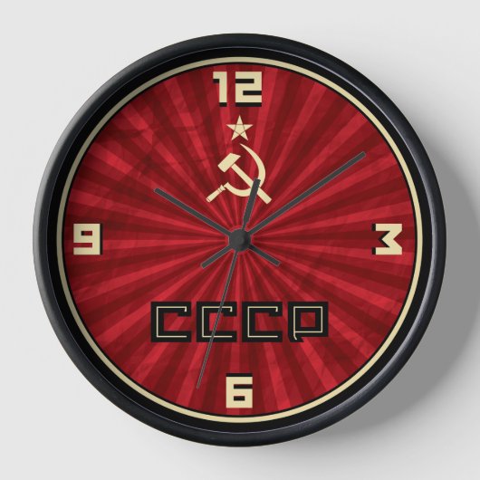 CCCP Wandklok (Voorkant)