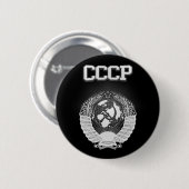 CCCP Wapenstaart Ronde Button 5,7 Cm (Voorkant /achterkant)
