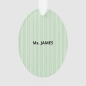 CCD-leraar Dank u, Apple Ornament (achterkant)