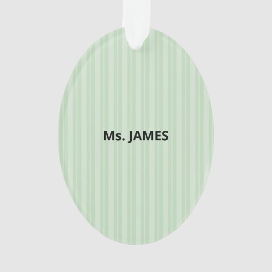 CCD-leraar Dank u, Apple Ornament (achterkant)