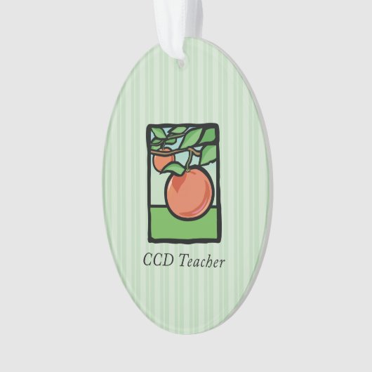 CCD-leraar Dank u, Apple Ornament (voorkant)