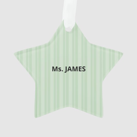 CCD-leraar Dank u, Apple Ornament (achterkant)