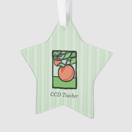 CCD-leraar Dank u, Apple Ornament (voorkant)