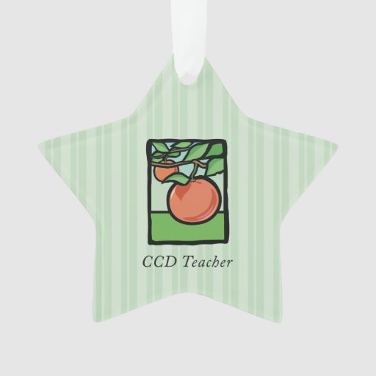 CCD-leraar Dank u, Apple Ornament (voorkant)