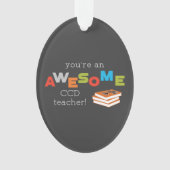 CCD Teacher Appreciation Day Book. Geweldige Ornament (voorkant)