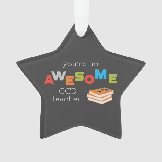 CCD Teacher Appreciation Day Book, Geweldige Ornament (voorkant)