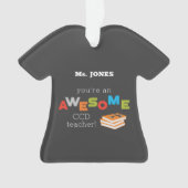 CCD Teacher Appreciation Day Book, Geweldige Ornament (voorkant)