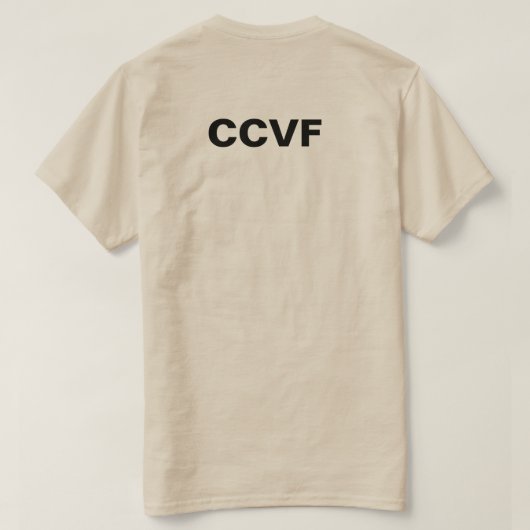 CCFV Custom FDU Undershirt T-shirt (Design achterkant)