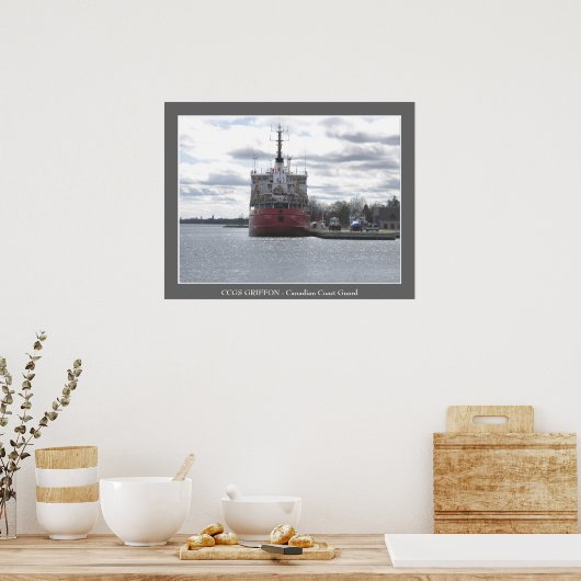 CCGS GRIFFON - Canadese kustwacht Poster (Keuken)