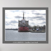 CCGS GRIFFON - Canadese kustwacht Poster (Voorkant)