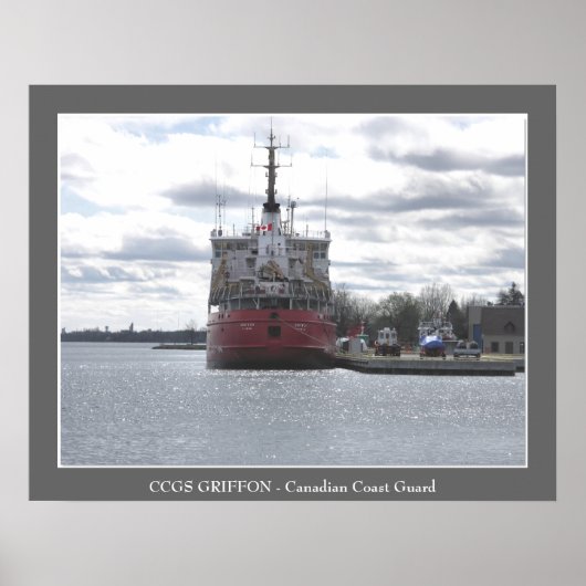 CCGS GRIFFON - Canadese kustwacht Poster (Voorkant)