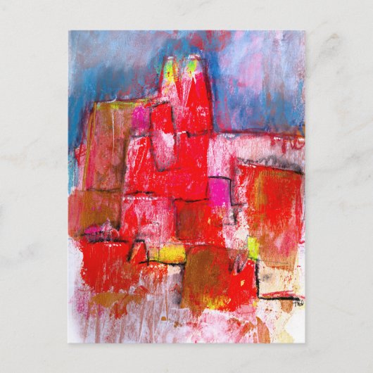 CCH 2: schilderij van het zuidwestelijk landschap Briefkaart (Voorkant)