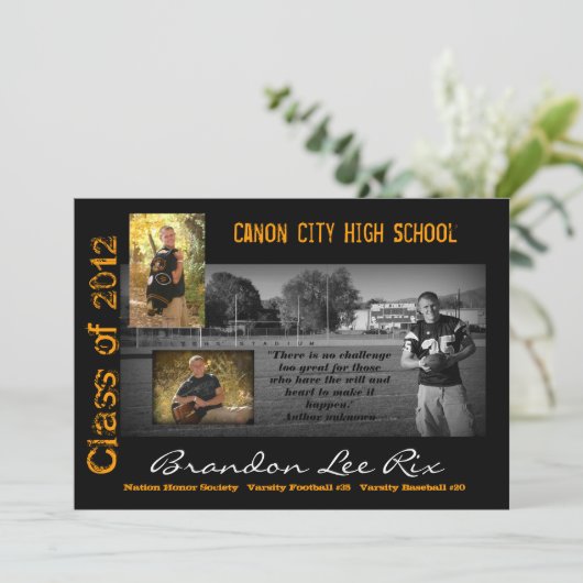 CCHStiger2 Kaart (Staand voorkant)