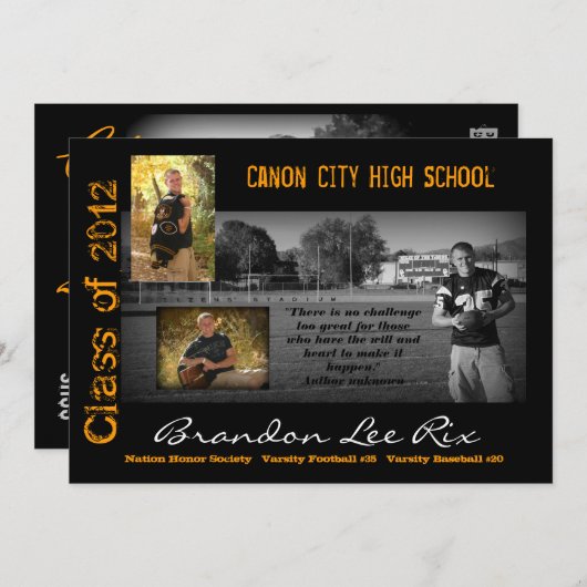 CCHStiger2 Kaart (Voorkant / Achterkant)