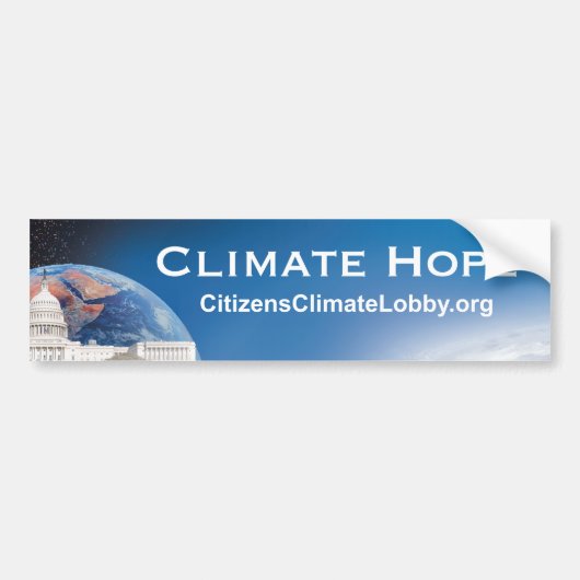 CCL Bumpersticker - Climate Hope (Voorkant)