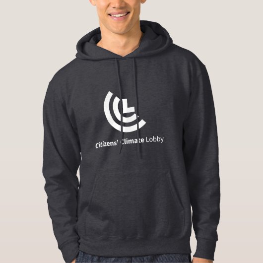 CCL Logo Dark Gray Hooded Sweatshirt (Voorkant)