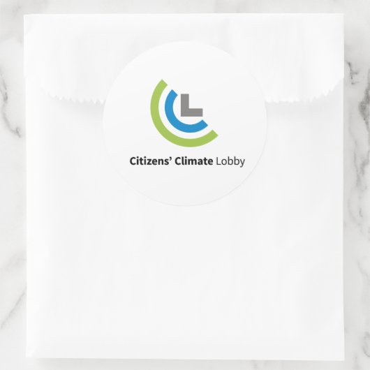 CCL Logo sticker - groot (Tas)