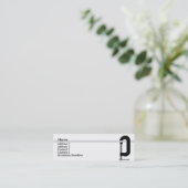 CClamp - Skinny Mini Visitekaartje (Staand voorkant)