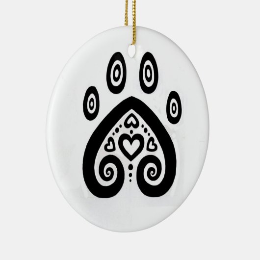 CCLU PawPrint Ornament (Rechts)