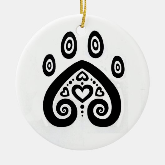 CCLU PawPrint Ornament (Voorkant)