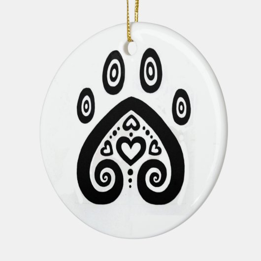CCLU PawPrint Ornament (Links)